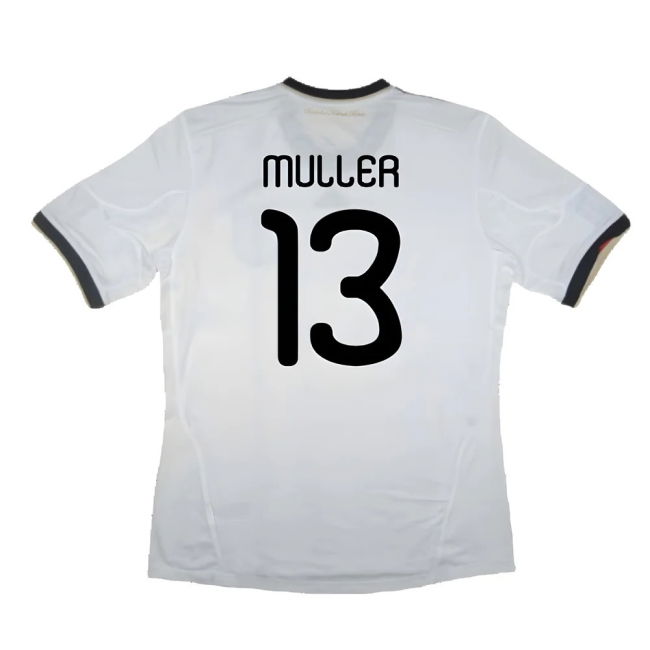 Germany 2010-11 Home Shirt ((Good) S) (MULLER 13)
