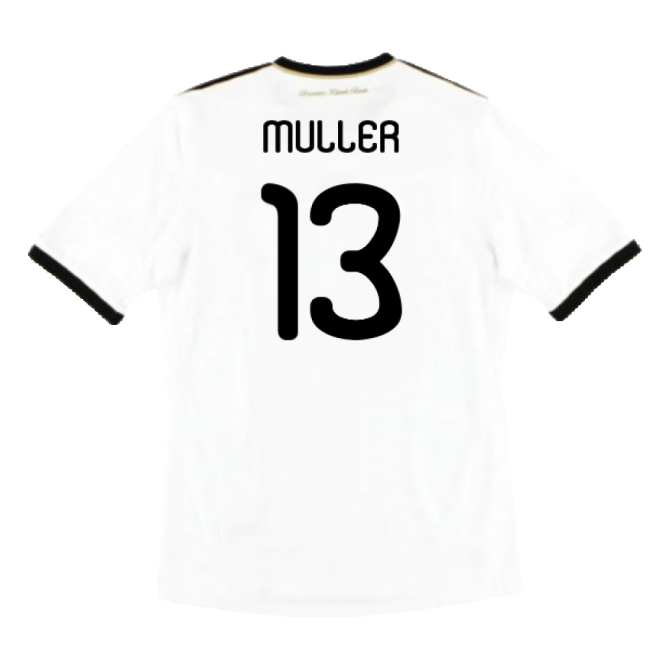 Germany 2010-11 Home Shirt ((Good) S) (MULLER 13)