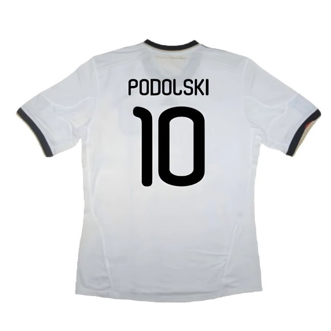 Germany 2010-11 Home Shirt ((Good) S) (PODOLSKI 10)