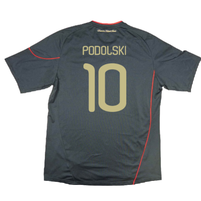 Germany 2010-12 Away Shirt ((Excellent) S) (PODOLSKI 10)