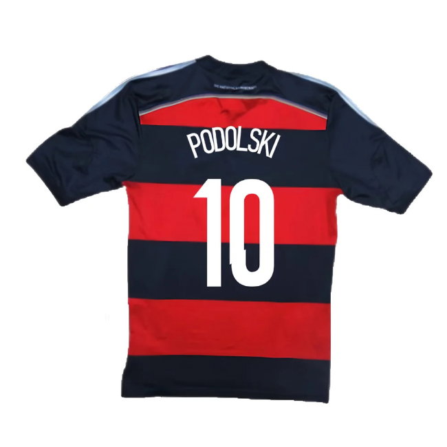 Germany 2014-15 Away Shirt (S) (Excellent) (Podolski 10)
