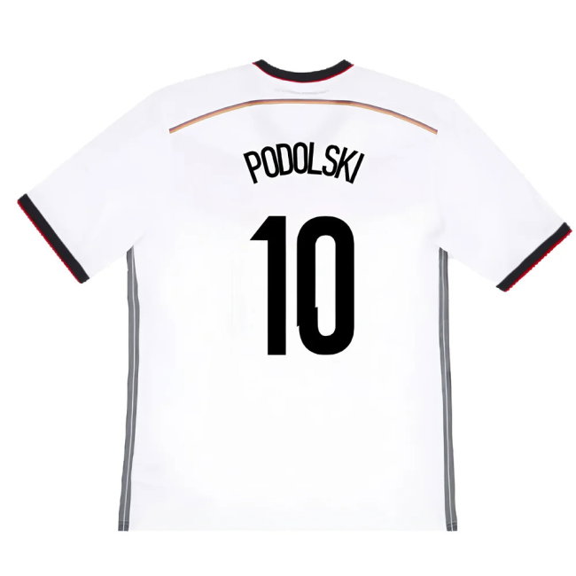 Germany 2014-15 Home Shirt (S) (Good) (Podolski 10)