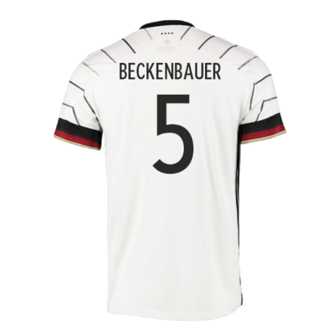 Germany 2020-21 Home Shirt ((Mint) S) (BECKENBAUER 5)