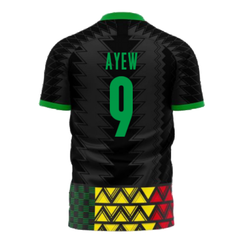 Ghana 2022-2023 Away Concept Football Kit (Fans Culture) (AYEW 9)