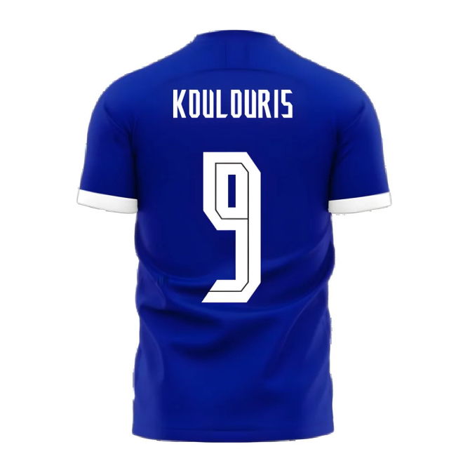 Greece 2025-2026 Away Concept Football Kit (Libero) (KOULOURIS 9)