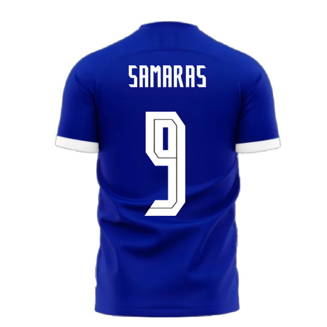 Greece 2025-2026 Away Concept Football Kit (Libero) (SAMARAS 9)