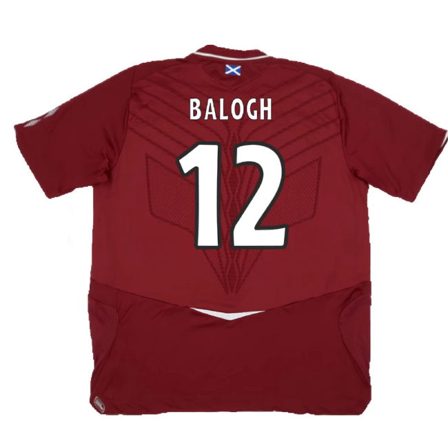 Hearts 2008-09 Home Shirt ((Good) XXL) (Balogh 12)