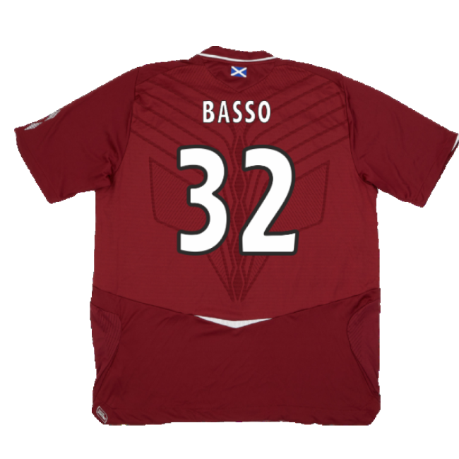 Hearts 2008-09 Home Shirt ((Good) XXL) (Basso 32)