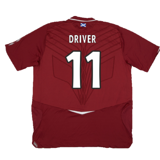 Hearts 2008-09 Home Shirt ((Good) XXL) (Driver 11)