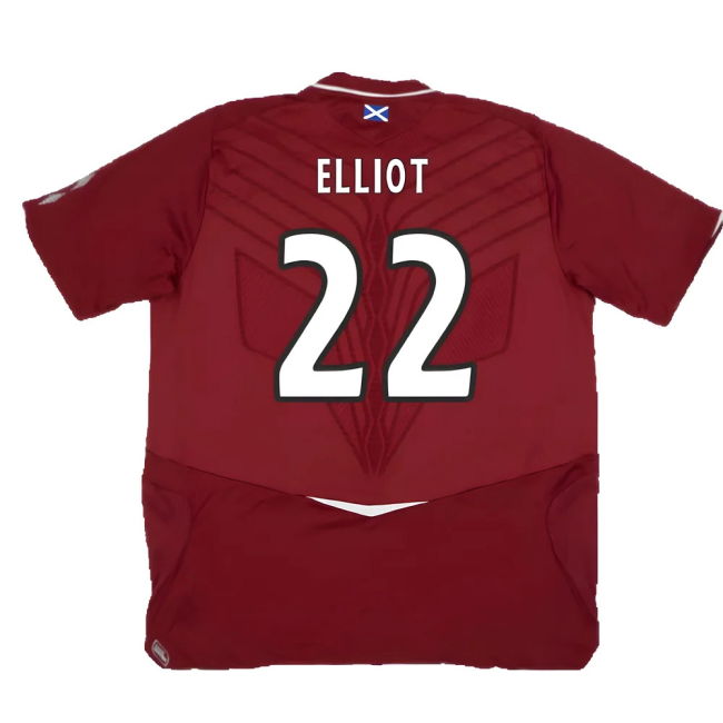 Hearts 2008-09 Home Shirt ((Good) XXL) (Elliot 22)