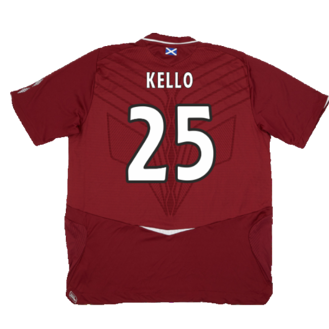 Hearts 2008-09 Home Shirt ((Good) XXL) (Kello 25)