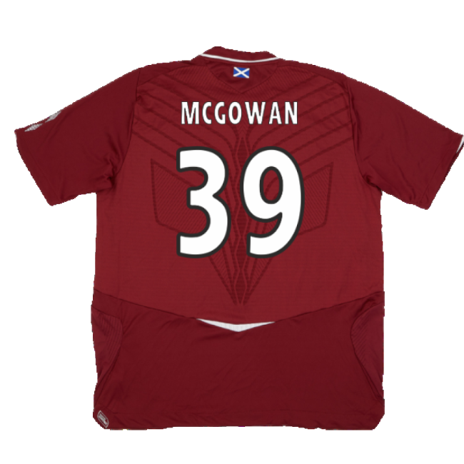 Hearts 2008-09 Home Shirt ((Good) XXL) (McGowan 39)