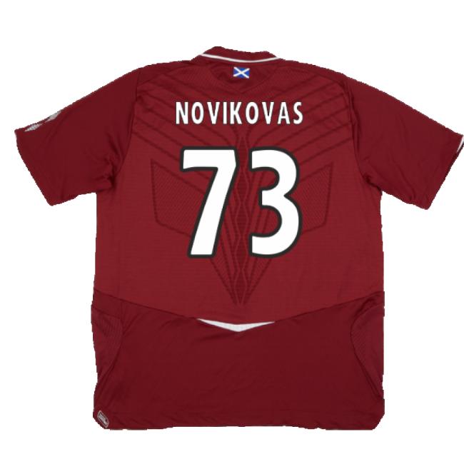 Hearts 2008-09 Home Shirt ((Good) XXL) (Novikovas 73)