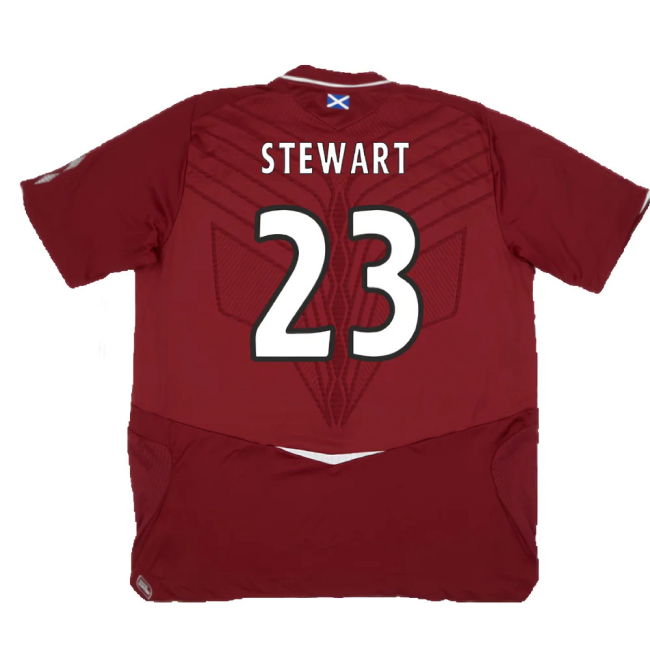 Hearts 2008-09 Home Shirt ((Good) XXL) (Stewart 23)