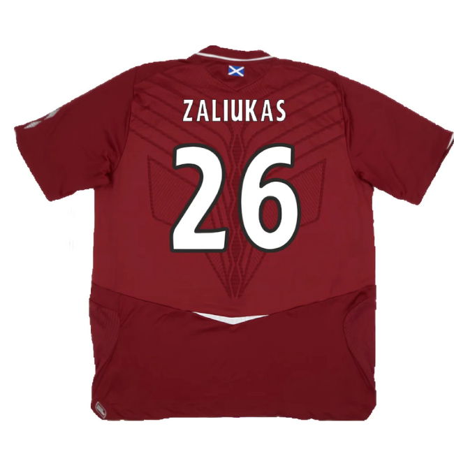 Hearts 2008-09 Home Shirt ((Good) XXL) (Zaliukas 26)