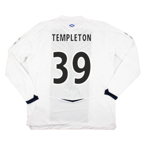 Hearts 2008-09 Long Sleeve Away Shirt (XXL) (Templeton 39) (Mint)