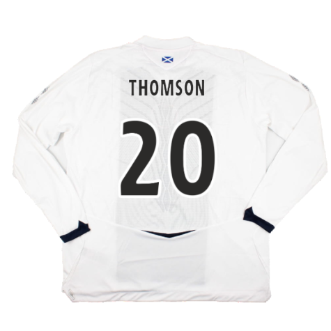 Hearts 2008-09 Long Sleeve Away Shirt (XXL) (Thomson 20) (Mint)