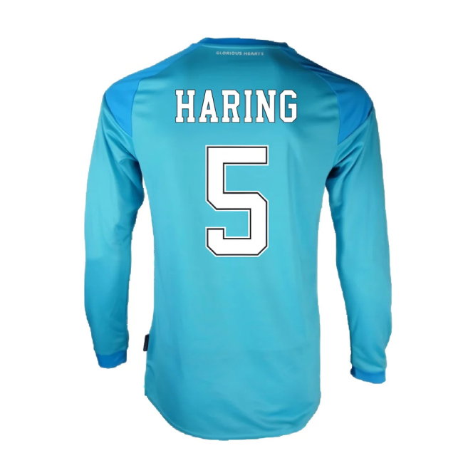 Hearts 2020-21 GK Home Long Sleeve Shirt (L) (Haring 5) (Excellent)