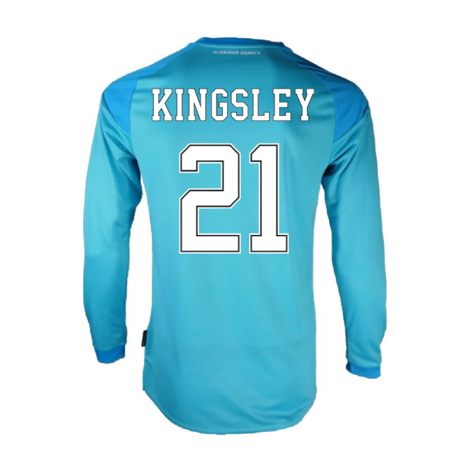 Hearts 2020-21 GK Home Long Sleeve Shirt (L) (Kingsley 21) (Excellent)