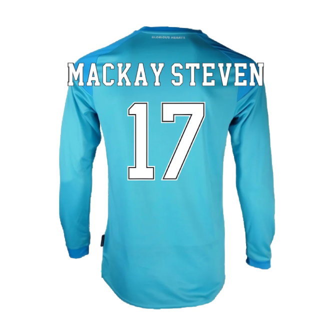 Hearts 2020-21 GK Home Long Sleeve Shirt (L) (Mackay Steven 17) (Excellent)