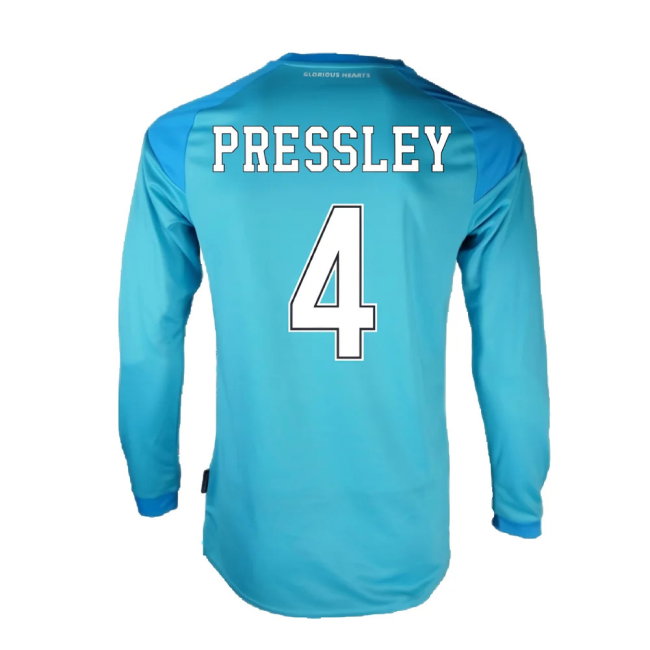 Hearts 2020-21 GK Home Long Sleeve Shirt (L) (PRESSLEY 4) (Excellent)