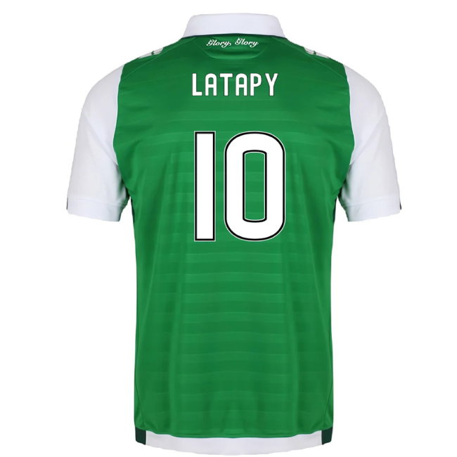 Hibernian 2017-18 Home Shirt (Excellent) (Latapy 10)