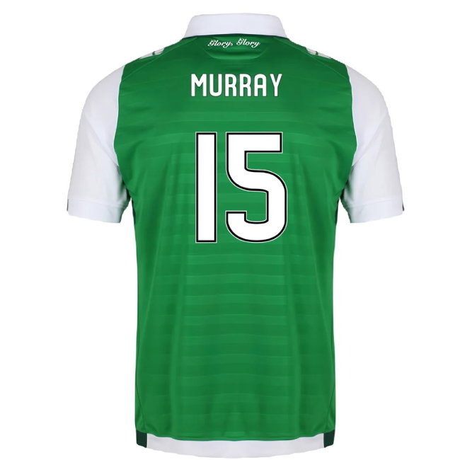Hibernian 2017-18 Home Shirt (Excellent) (Murray 15)