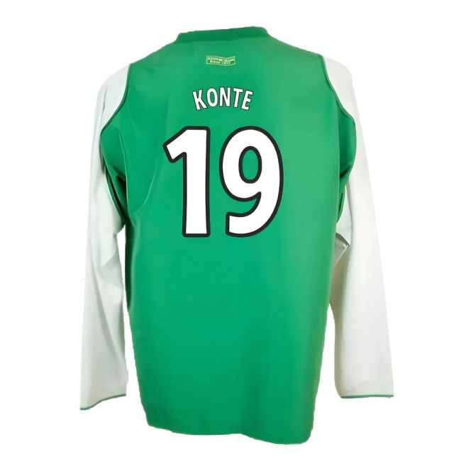 Hibs 2004-05 Long Sleeve Home Shirt ((Very Good) XL) (Konte 19)