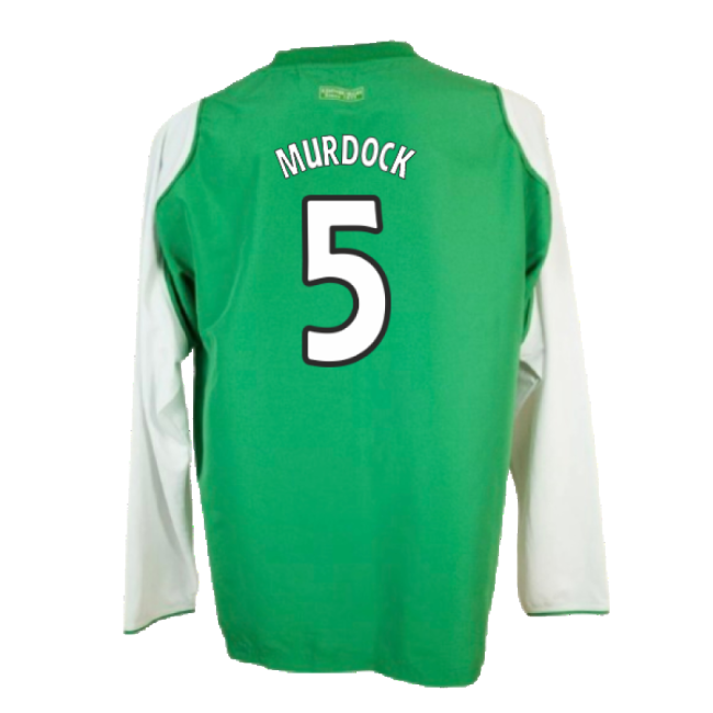 Hibs 2004-05 Long Sleeve Home Shirt ((Very Good) XL) (Murdock 5)