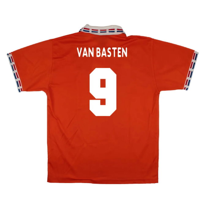 Holland 1996-97 Home Shirt (M) (Very Good) (VAN BASTEN 9)