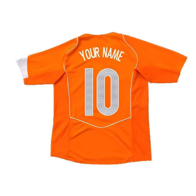 Holland 2004-05 Home Shirt ((Very Good) XXL) (Your Name)