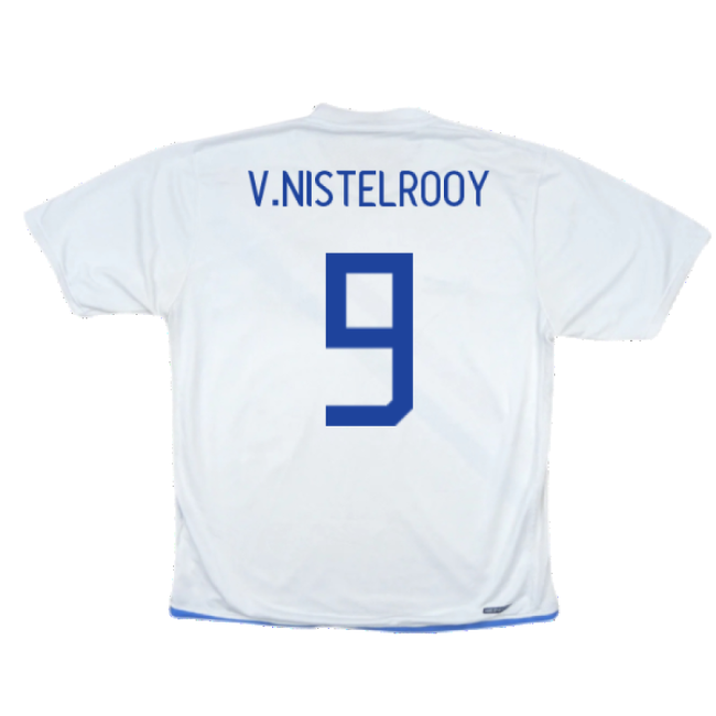 Holland 2006-08 Away Shirt ((Very Good) S) (V.Nistelrooy 9)