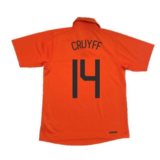Holland 2006-08 Home Shirt (M) ((Good) M) (Cruyff 14)