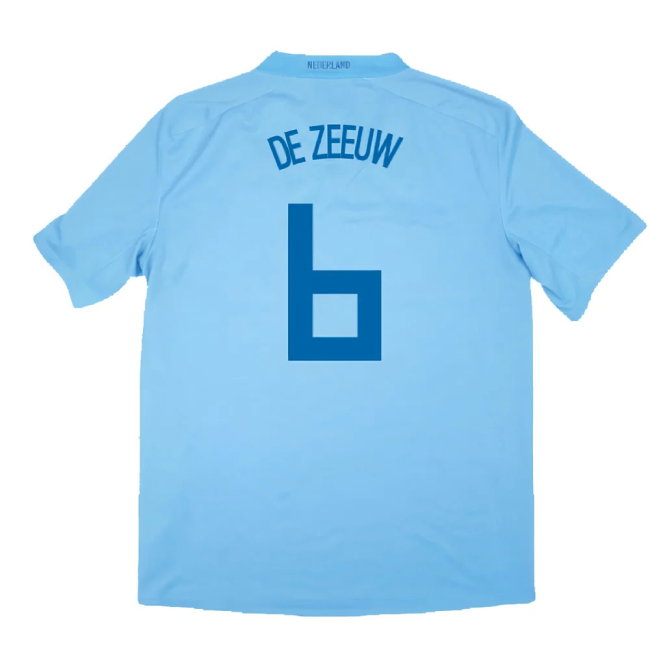 Holland 2008-10 Away Shirt (XL) (Excellent) (De Zeeuw 6)