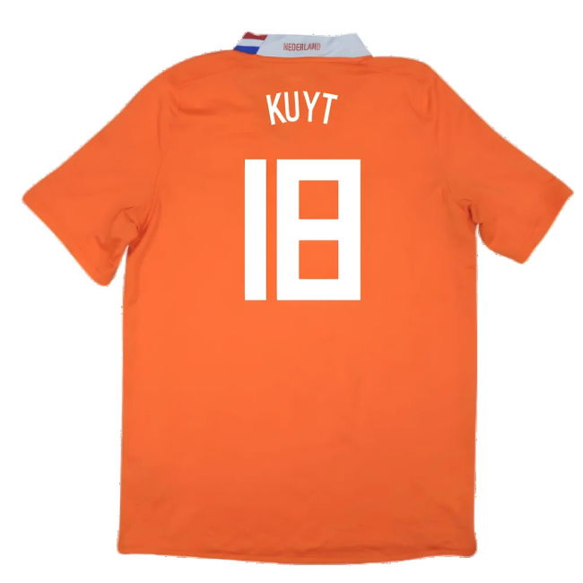 Holland 2008-10 Home Shirt ((Excellent) M) (Kuyt 18)