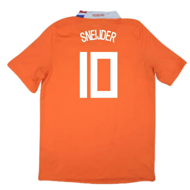 Holland 2008-10 Home Shirt ((Excellent) M) (Sneijder 10)