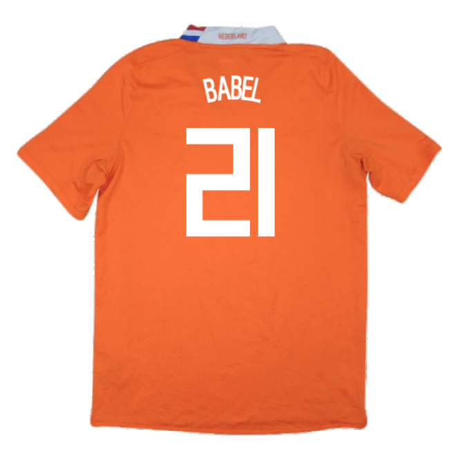 Holland 2008-10 Home Shirt ((Excellent) XL) (Babel 21)