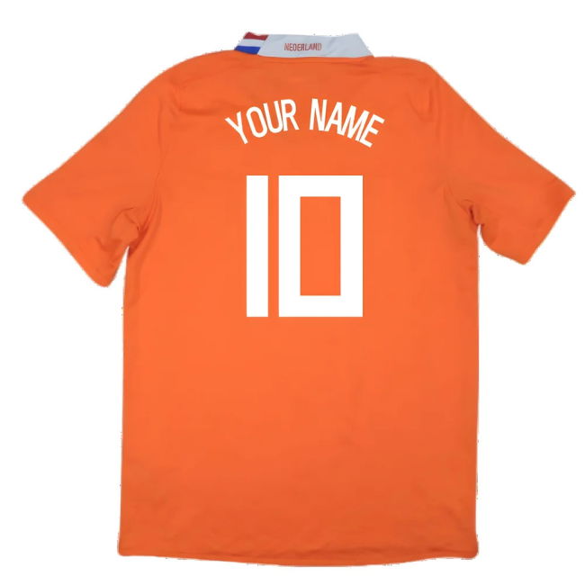 Holland 2008-10 Home Shirt ((Excellent) XL) (Your Name)