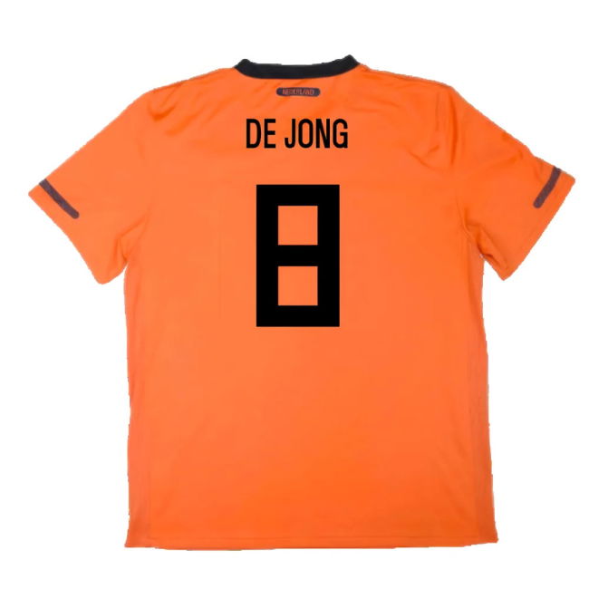 Holland 2010-11 Home Shirt ((Excellent) S) (De Jong 8)