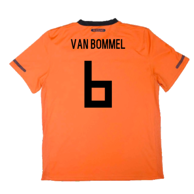 Holland 2010-11 Home Shirt ((Excellent) S) (Van Bommel 6)