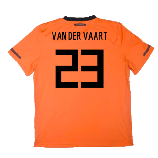 Holland 2010-11 Home Shirt ((Excellent) S) (Van Der Vaart 23)