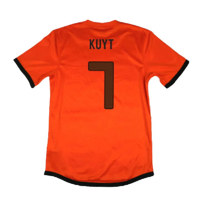 Holland 2012-14 Home Shirt (M) (Mint) (Kuyt 7)
