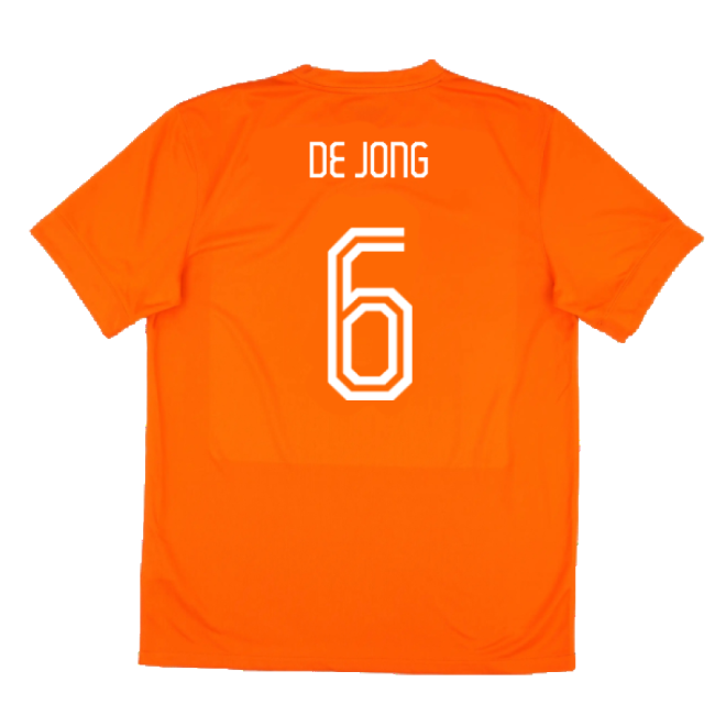 Holland 2014-15 Home Shirt (Good) (De Jong 6)
