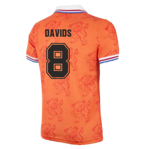 Holland World Cup 1994 Retro Football Shirt (DAVIDS 8)