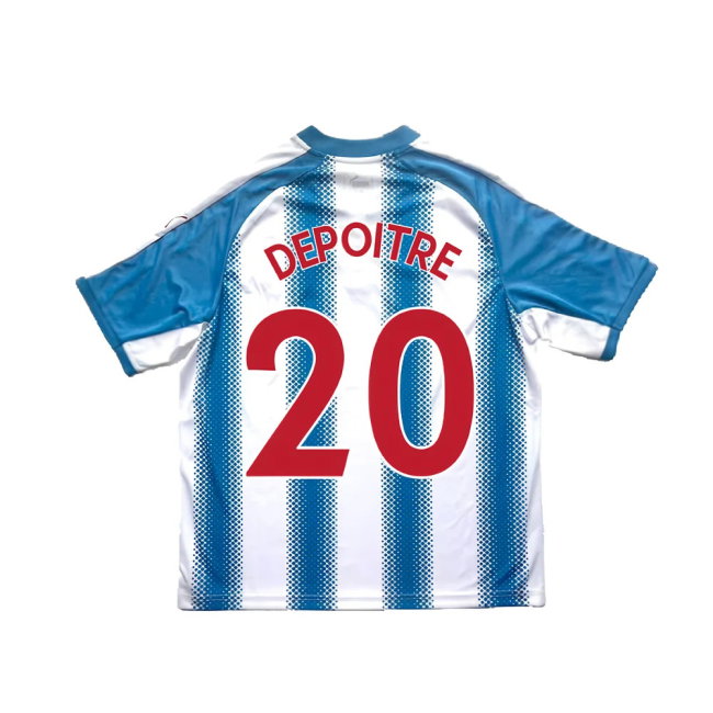 Huddersfield 2017-18 Home Shirt (Mint) (Depoitre 20)