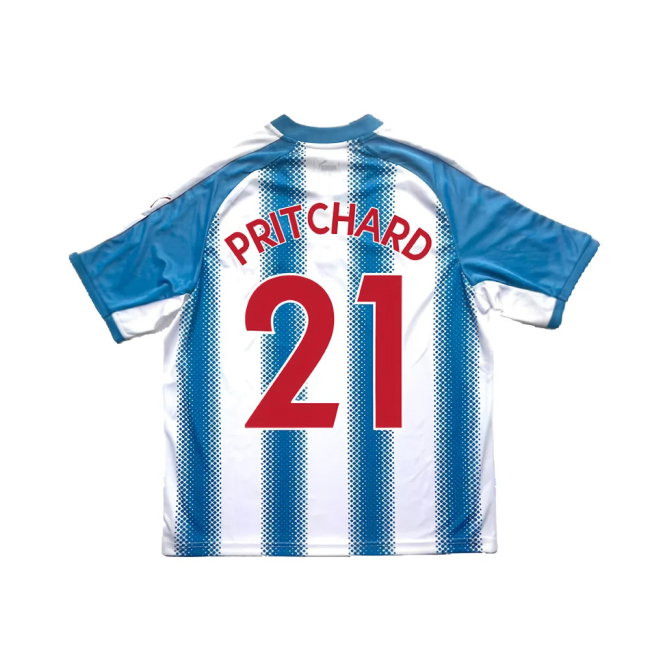 Huddersfield 2017-18 Home Shirt (Mint) (Pritchard 21)