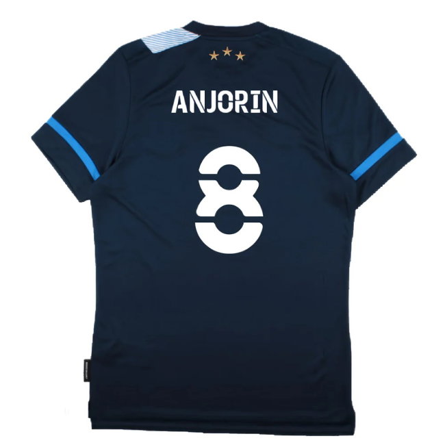 Huddersfield 2021-22 Away Shirt (Sponsorless) (M) (ANJORIN 8) (Mint)