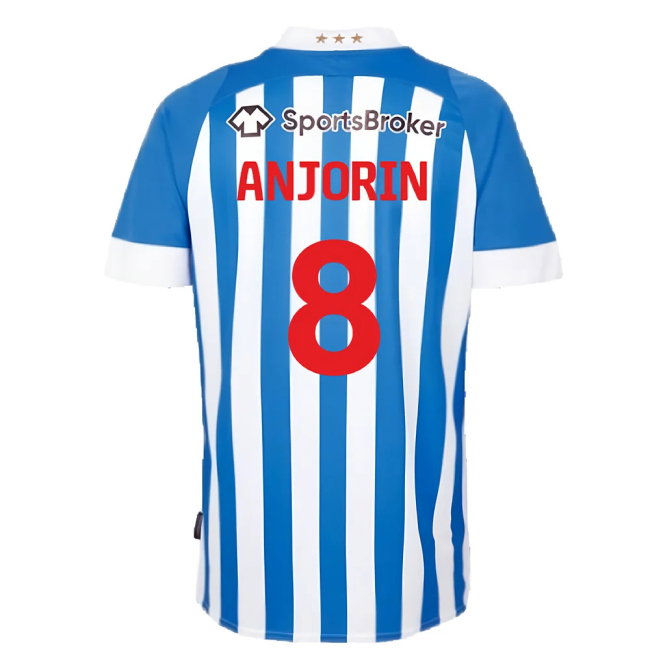 Huddersfield 2022-23 Home Shirt (XL) (ANJORIN 8) (Mint)
