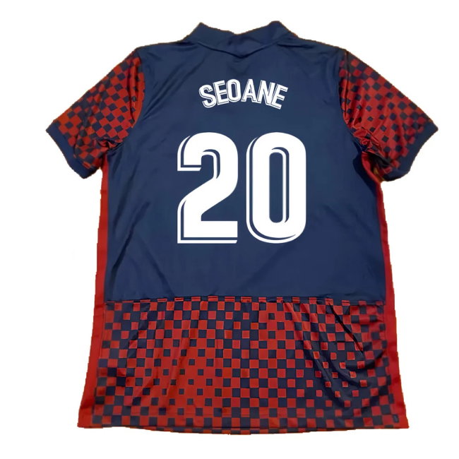 Huesca 2021-22 Home Shirt (Sponsorless) (L) (Seoane 20) (Excellent)