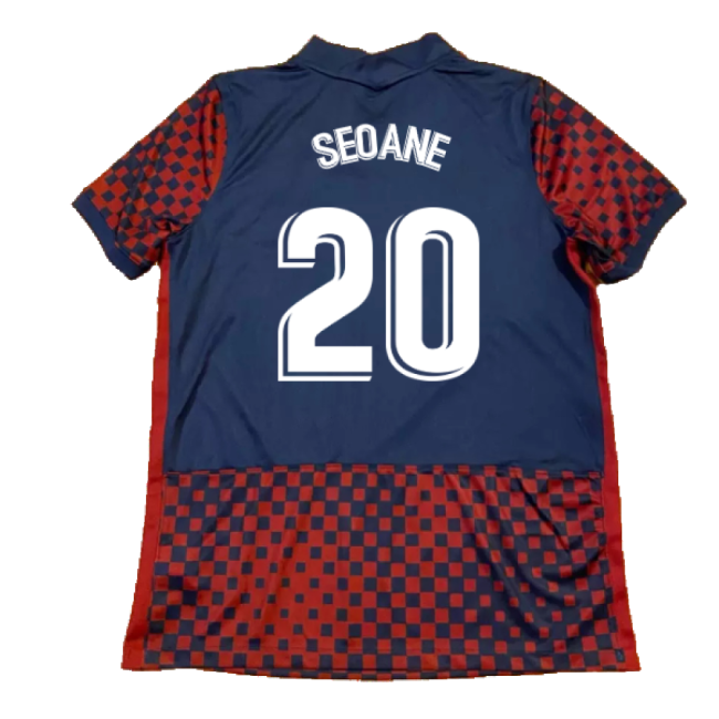 Huesca 2021-22 Home Shirt (Sponsorless) (L) (Seoane 20) (Excellent)